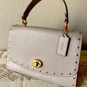 NWOT Coach Tilly Studded Top Handle